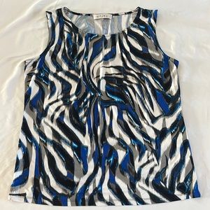 Kasper sleeveless blouse